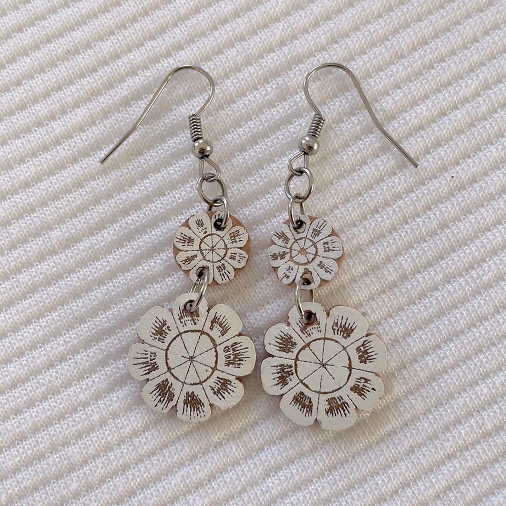 Handmade Oaxaca, Mexico earrings, bought at a local market.